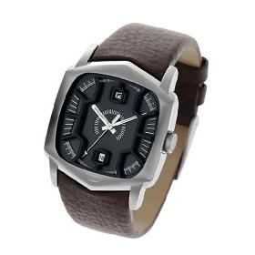 HK post Free shipping DZ1121 fashion leather Men's Quartz Watch Wristwatches + logo+ box