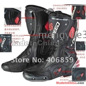 2012 free shipping motorcycle boots  Biker SPEED Racing Boots,Motocross Boots,Motorbike boots SIZE: 40/41/42/43/44/45  kjuy