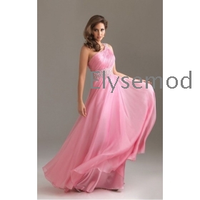 Prom Dress Shop on Buy One Shoulder Chiffon Hot Pink Prom Dresses 2013 From Madeinchina