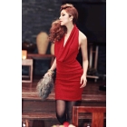 Free shipping 2012 new women's Sexy fashion Hot halter casual dress 604 dresses 