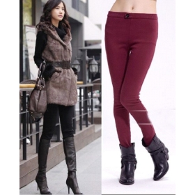Free shipping 2011 new women's Winter Stretch pants thickened with suede boots pants 103 Leggings