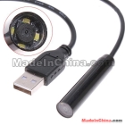2M cable 10mm Lens Borescope High Quality USB 2.0/1.1 Tube Snake Scope Inspection Waterproof Camera with 4 LED wired cam AT-U2 