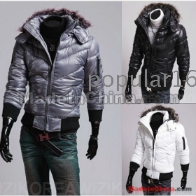 Free shipping -2012 qiu dong outfit han new coat embroidery tide man cotton-padded clothes man jacket style cultivate one's morality cotton-padded jacket men's clothing grey