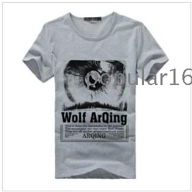 Free shipping 1pcs 2013 new couple shirts short-sleeved cotton t-shirt men's & women's t-shirts