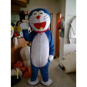 Doraemon Short Plush Adult Mascot Costume 
