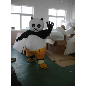 kungfu panda Short Plush Adult Mascot Costume 