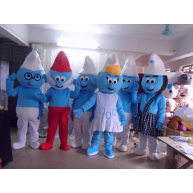 The Smurfs Short Plush Adult Mascot Costume 