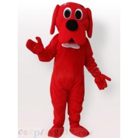 Red Dog Adult Mascot Costume eb76