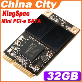 KINGSPEC 32GB SATA MINI PCI-E MLC SSD For ASUS Eee PC 900 900A 901