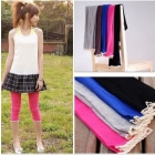 2012 new free shipping candy colored  seventh Leggings women's clothes
