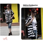 Free Shipping fashion F1015-1016 new cotton striped cardigan women's clothes