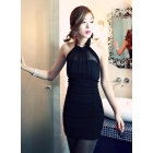 Free Shipping fashion 16-6392 new sexy halter dress skirt Woman's clothes
