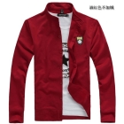 Dark red Spring Autumn thin models men stand up collar Sweatshirt tide male casual sports jacket long sleeve 5 color free shipping