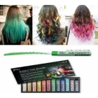 EMS (10 set)12 Colors/set Chalk Color Hair Temporary Hair Color Dye Pastel Chalk Bug Rub Soft Fencai Bar A 
