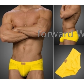   Free Shipping factory wholesale Sexy Low waist U convex bursa bag triangle men's underwear  