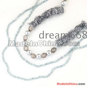 Free Shipping special Europe and the pure and fresh and sweet long necklace sweater chain female light wind