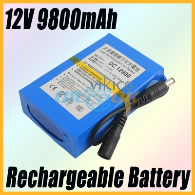 DC 12V Portable 9800mAh Li Ion Super Rechargeable – Wholesale New DC ...