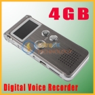 Mini Rechargeable 4GB 4G Digital Voice Recorder DictaEarMicrophone 