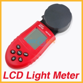 New 200,000 Lux Digital LCD backlight Pocket Light Meter Lux/FC Measure Tester free shipping
