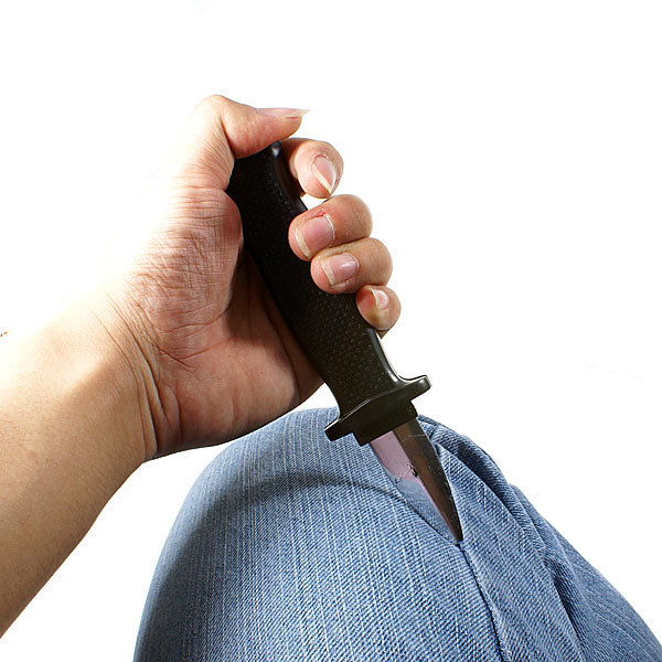 Retractable Plastic Knife Movie Prop SKU 8579 Wholesale Retractable