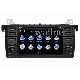 7 inch HD speical car dvd player for  E46/M3 with GPS,Wheel steering control and bluetooth