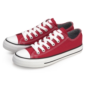 VANCL Classic VANCL Canvas Shoes Red SKU:30120