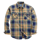 VANCL Cordell Plaid Flannel Shirt (Men) Orange/ SKU:0192304