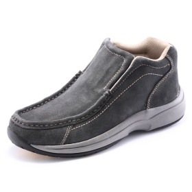 VANCL Stitching Detail Nubuck Casual Shoes Grey SKU:26258