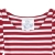 VANCL Puffed Sleeves Sailor Striped Shirt Red/White SKU:67176