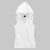 VANCL Sleeveless Sports Hoodie Sweater (Women's) White SKU:52922