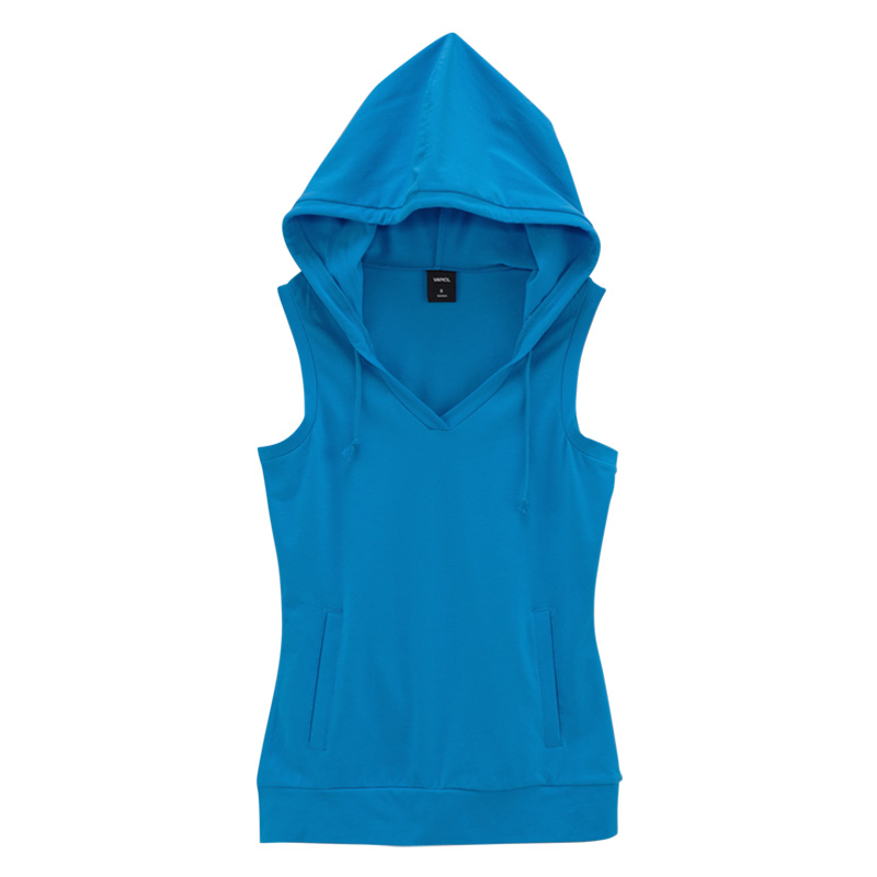 blank sleeveless hoodie wholesale