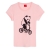 VANCL [VT] Panda Bike T-Shirt (Women's) Light Pink SKU:41101