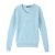 VANCL V-Neck Wool Sweater (WOMEN) Light Blue SKU:33225