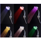 free shipping via EMS! water flow power (no battery) ,7 Colors flashing jump change,LED Shower , ---2 