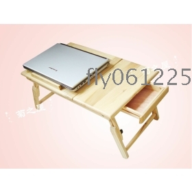 Free Shipping Computer Laptop Desk Inartificial Bamboo Foldable Table Folding Small Laptop Desk