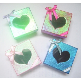 EMS Free Shipping 240pcs/lot 6x6x3cm Jewelry Packaging Ring & Earring Necklace Set Gift Box BX10*