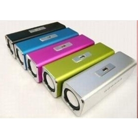 free shipping in new  box Music  Mini Portable speaker FM for computer pc notebook mp3 mp4 cd mobile cell phone 