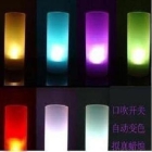Free shipping wholesale led light candle change 7 different colors Christmas decoration 