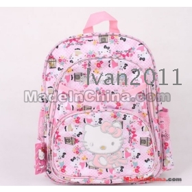  lovely  HelloKitty backpack children bag package bag school bags-H 