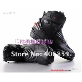 free shipping Men's Racing boots Motorcycle Boots Motocross Boots Motorbike leat                    hj015