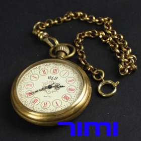  Copper Pocket Mechanical Watch Gear Chain wholesale 