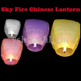 free shipping 10*Sky Fire Chinese Lantern  wishes light 8 Color  