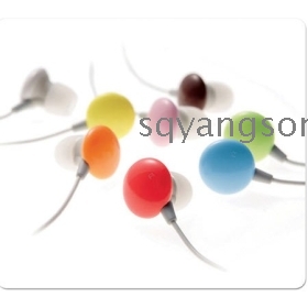 Hot Sale 50pcs/lot New 3.5mm Chocolate Earphone with retail packag In Ear Color Earphone Headphone For Mp3 Mp4 MP5 &Free Shipping 