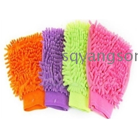 Microfiber Chenille Car Wash Cleaning Gloves free shipping