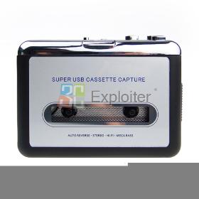 New Tape to PC Super Portable USB Cassette-to-MP3 Converter Capture and Walkman free shipping 