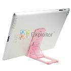 Universal Desktop Holder Stand Mount Holder for iPad Table PC Pink color