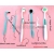 [MOQ 2 sets][Free shipping] 8 piece kit home dental care kit dental stain eraser mirror tongue tooth brush toothpick floss