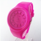wholesale 120pcs/lot high quality silicone chrysanthemum  watch colors can be choose  free shipping setn by DHL