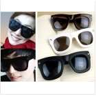 2012 Fashion women sunglasses big frame scrub glasses free shipping 1pc retail
