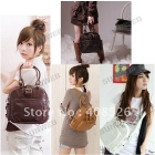 2012 Fashion PU Leather Lady Handbag Women Bag Shoulder Tote Backpack Bags Free Shipping 5312 